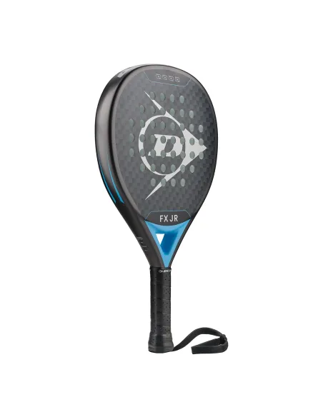 Dunlop Fx Junior Gun Metal/Cyan/Metallic Silver | Ofertas de padel