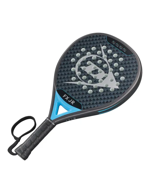 Dunlop Fx Junior Gun Metal/Cyan/Metallic Silver | Ofertas de padel