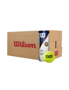 Cajón De 24 Botes De 3 Bolas Wilson Roland Garros | Ofertas De Padel 