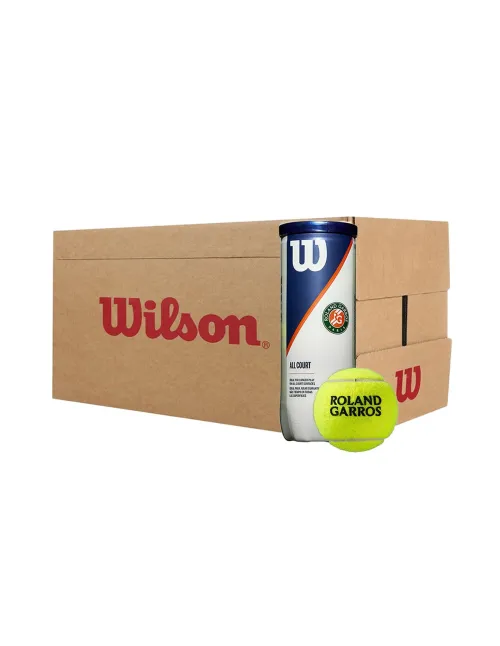 Caixa De 24 Latas De 3 Bolas Wilson Roland Garros | Ofertas De Padel