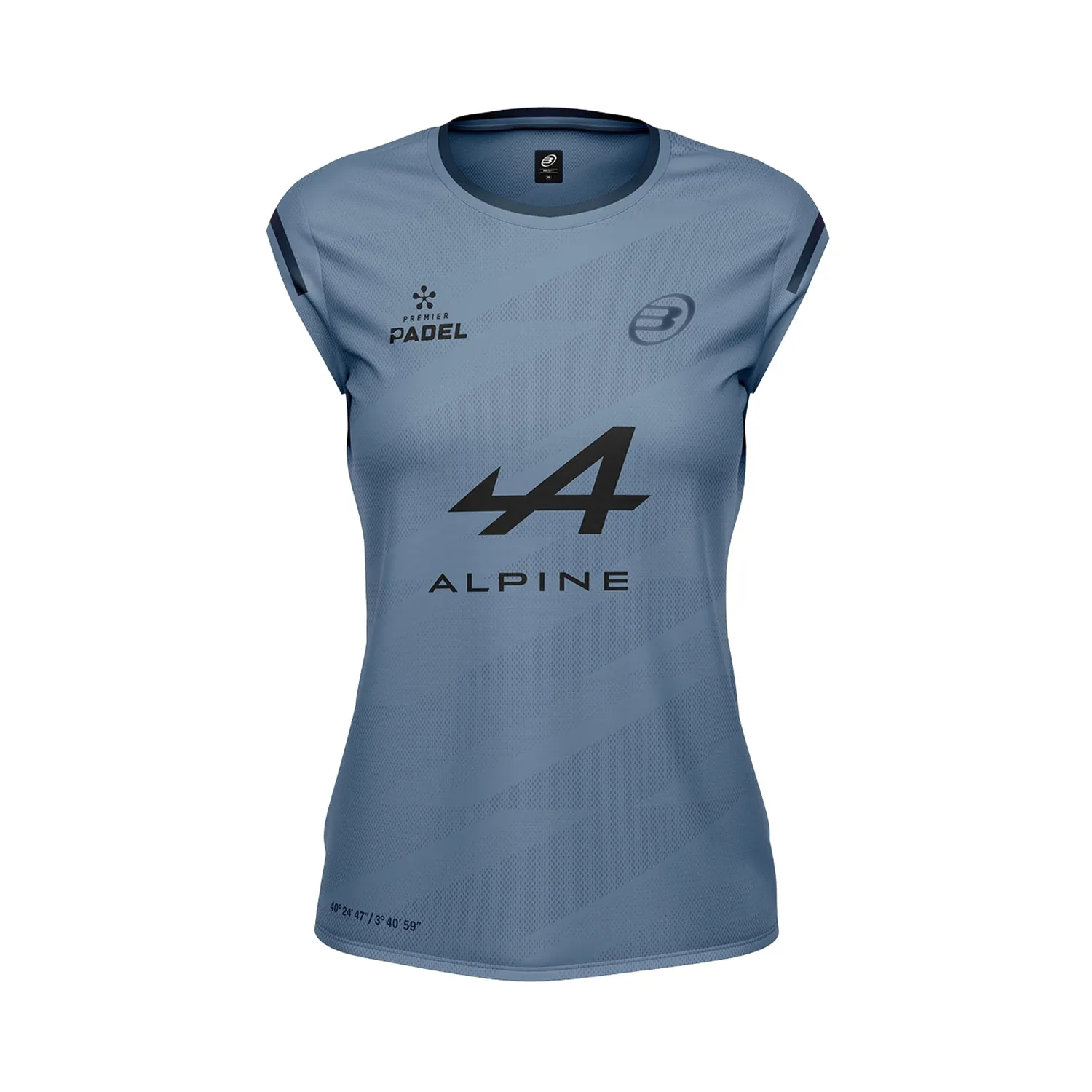 Camiseta Bullpadel Pinatar Claudia Fernandez Ed. Tour Final Mujer Talla XL, Blue