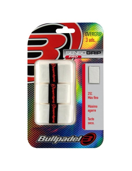 Blister of 3 Overgrips BullPadel GB-1603 SensoGrip | Ofertas de padel