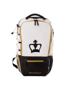 Backpack Black Crown Raptor V2 White/Gold A005990 | Ofertas de padel