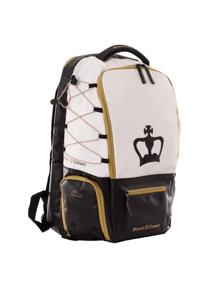 Mochila Black Crown Raptor V2 Branco/Dourado A005990 | Ofertas de padel