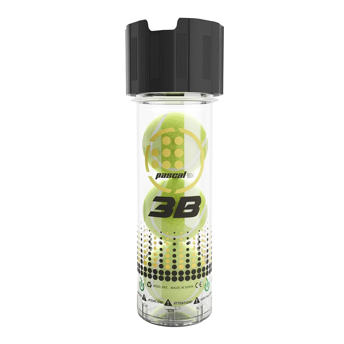 Presurizador Bullpadel Pascal Box 3b, M/L