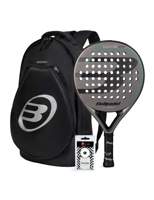 Pack Bullpadel Game Ctr Cinza + Mochila Tour | Ofertas De Padel