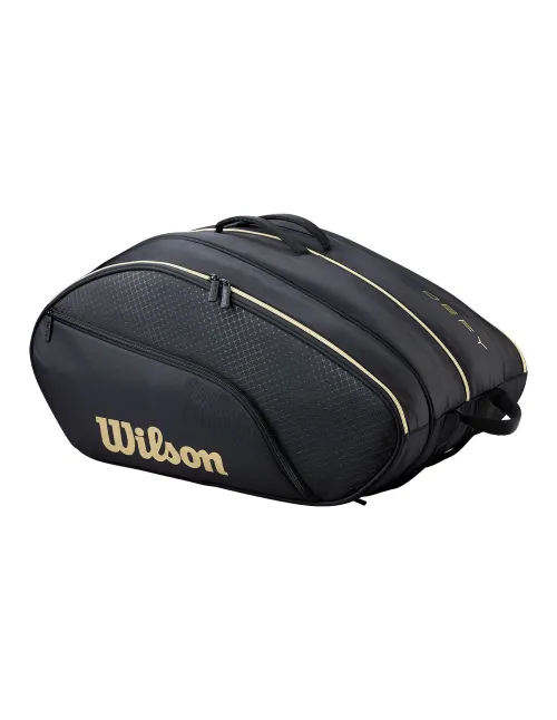 Borsone Wilson Defy V1 Padel Black/Gold | Ofertas De Padel