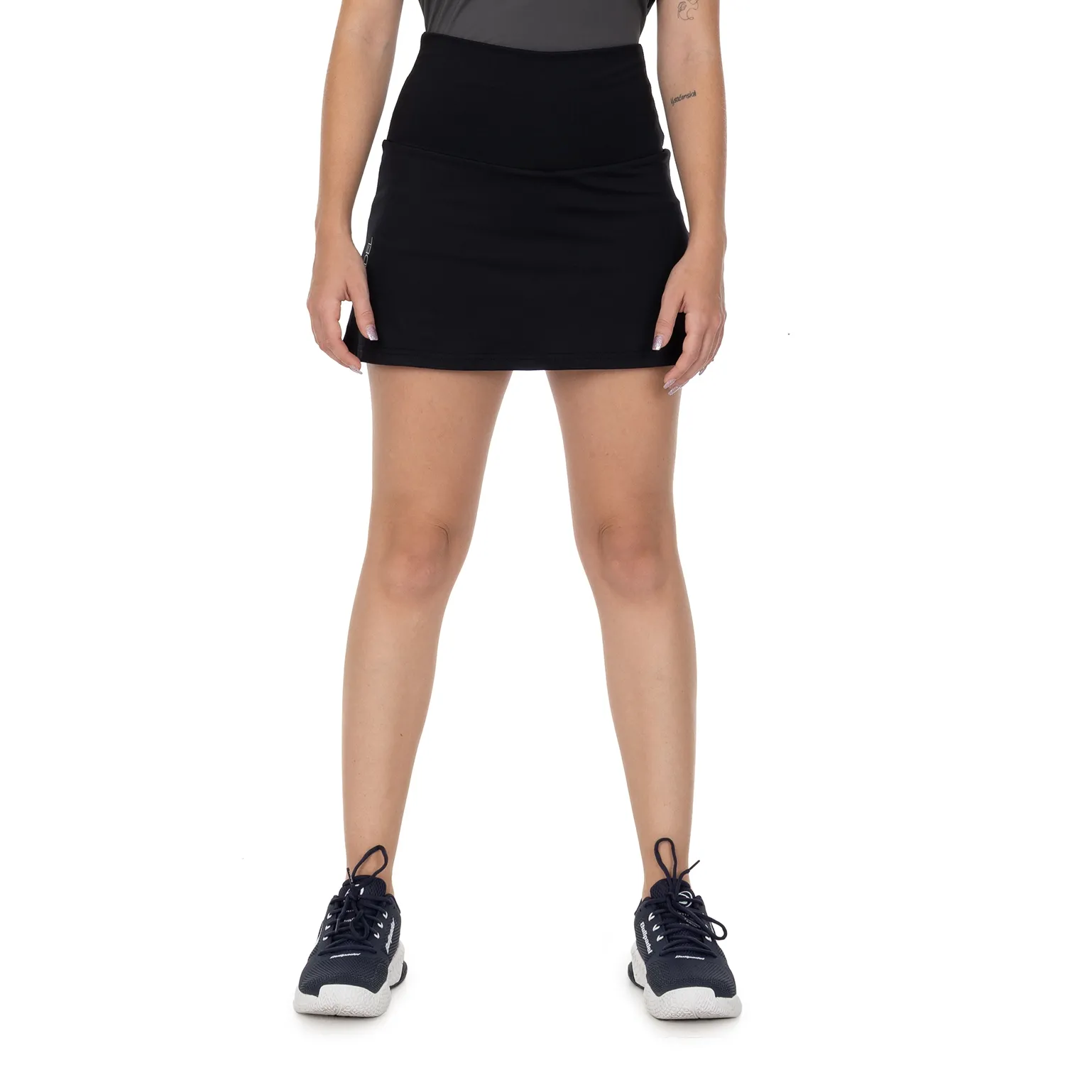 Falda Bullpadel Plasenci Mujer Talla XS, Black