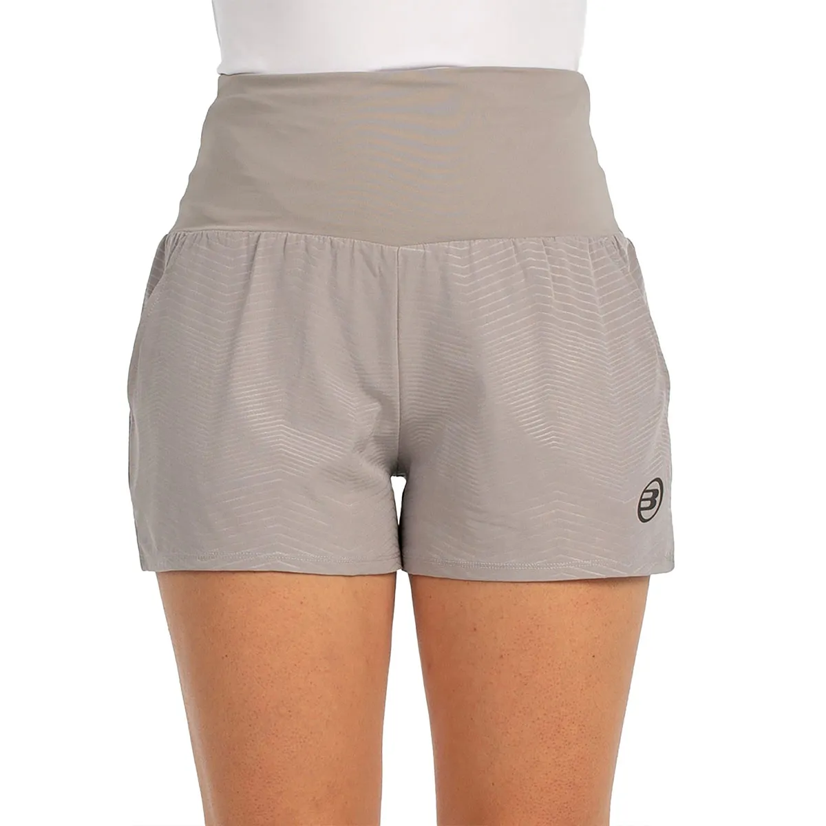 Short Bullpadel Enejo Mujer Talla XS, Grey