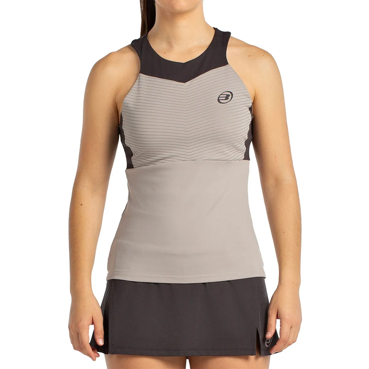 Camiseta Tirantes Bullpadel Erare Mujer Talla XS, Grey