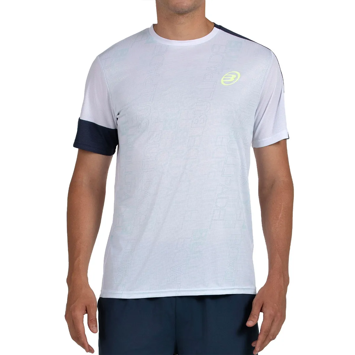 Camiseta Manga Corta Bullpadel Leido Talla S, White