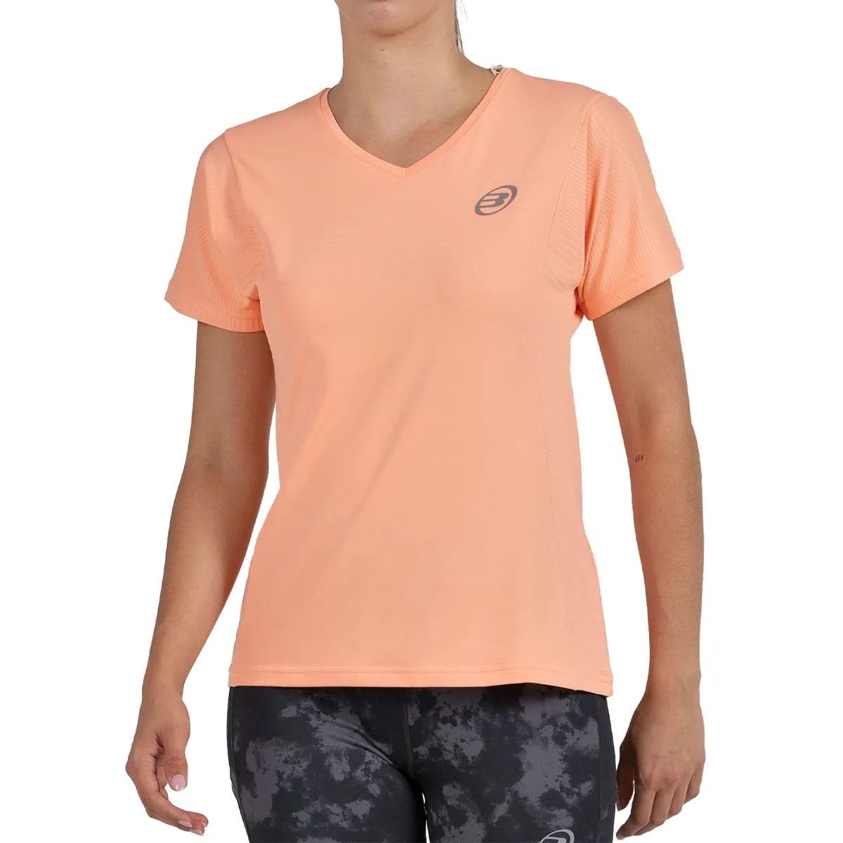 Camiseta Bullpadel Eches Mujer Talla XS, Orange