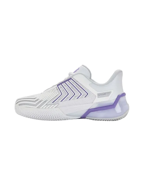 Kswiss Ultrashot 4 Clay Blanco/Púrpura Mujer | Ofertas de Padel