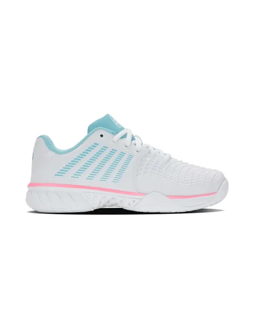 Kswiss Express Light 3 Pádel Blanco/Azul/Rosa Mujer | Ofertas de Padel