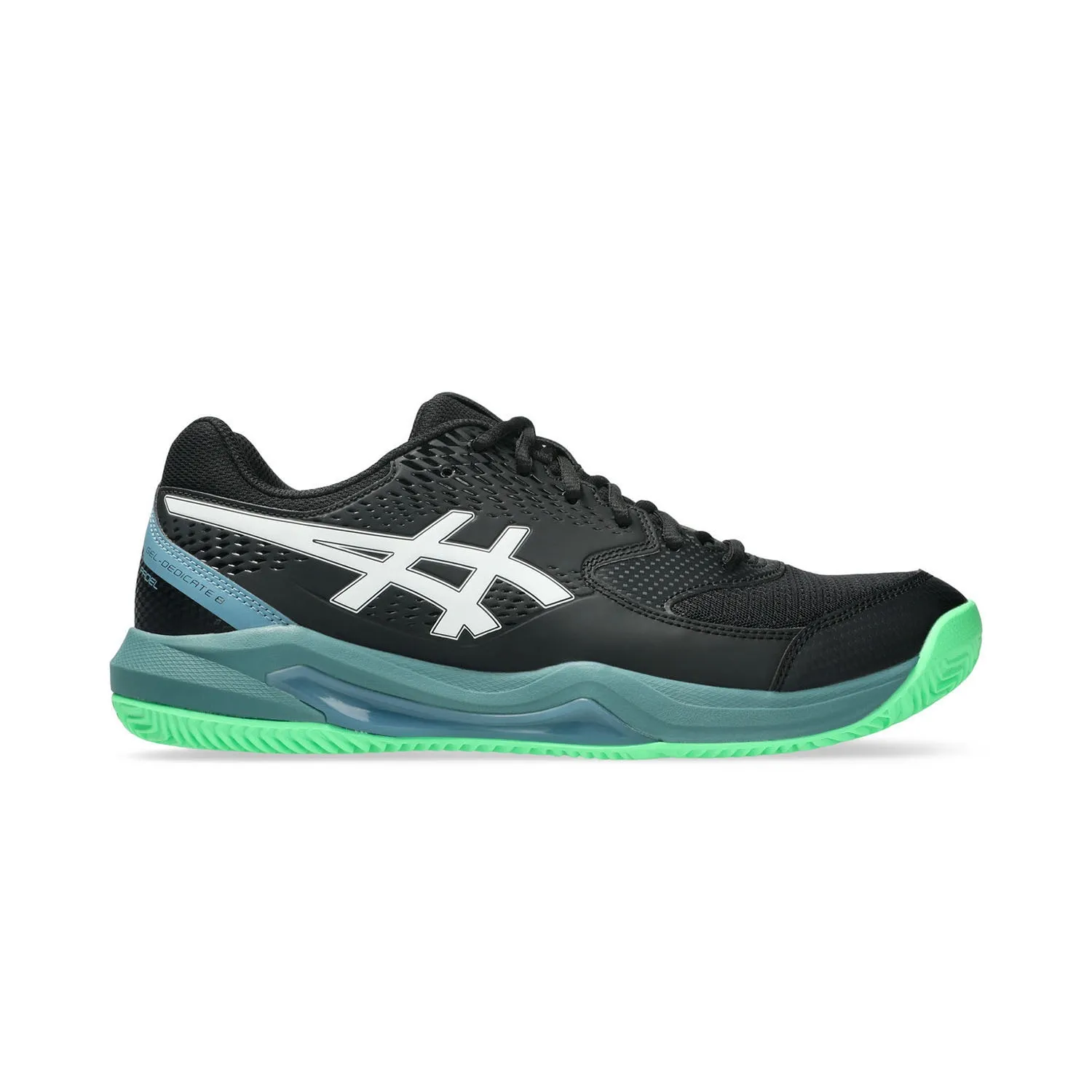 Asics Gel-dedicate 8 Padel Negro/verde 1041a414 Talla 40
