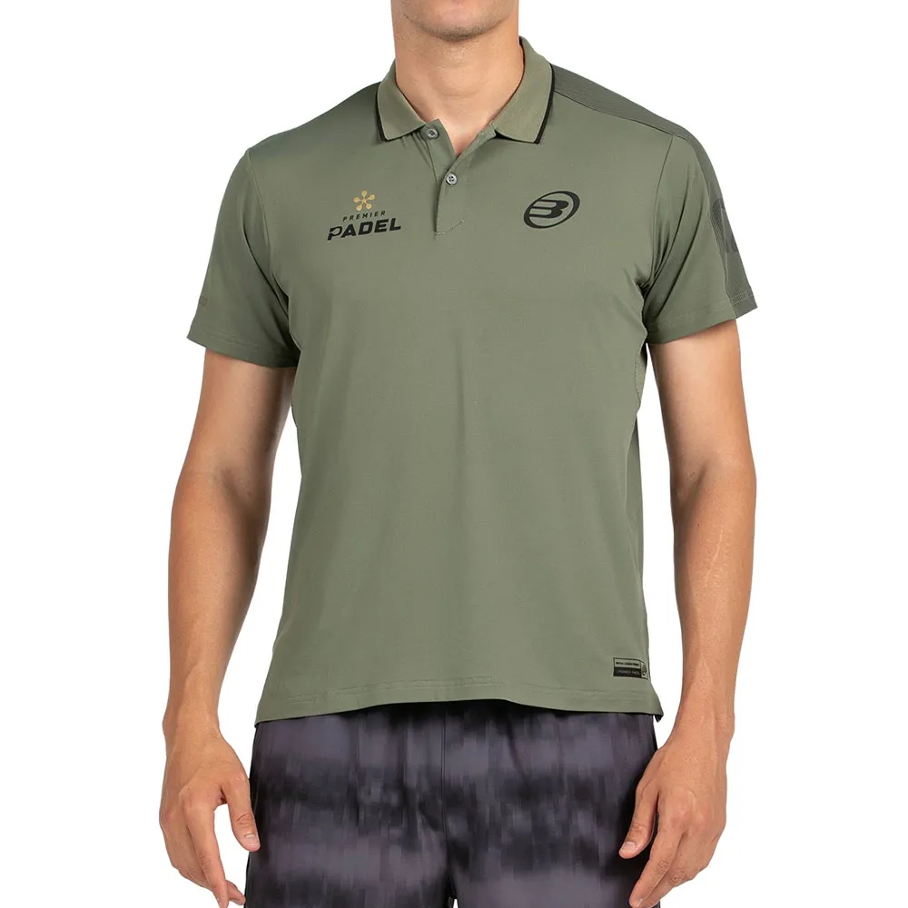 Polo Bullpadel Patron 077 Crudo Talla S, Green