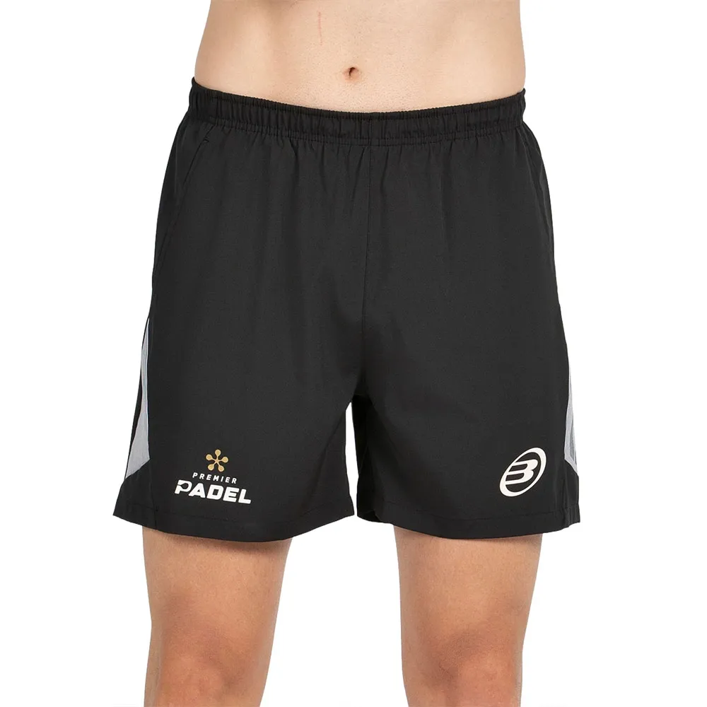 Short Bullpadel Pecos 015 Kaki Talla XL, Black