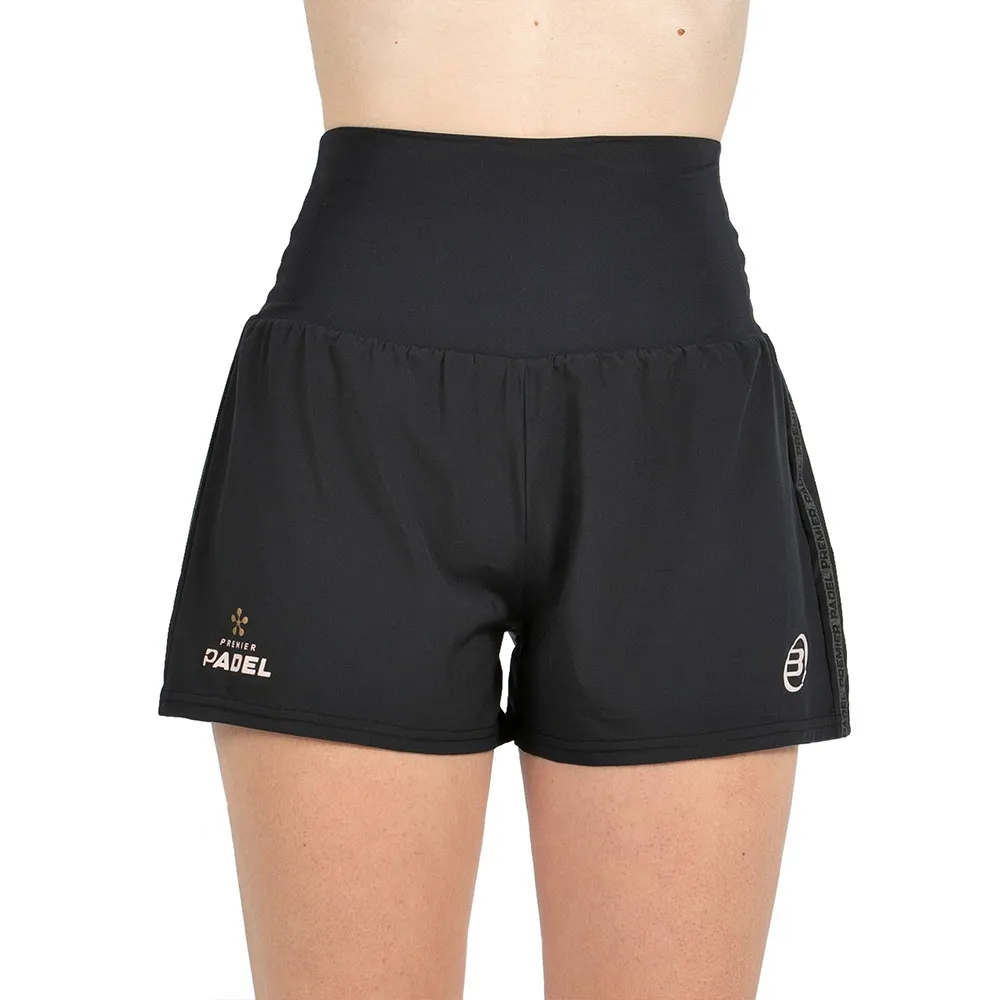 Short Bullpadel Pitan 015 Kaki Mujer Talla XL, Black