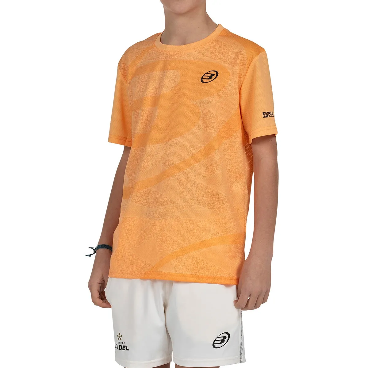 Camiseta Bullpadel Castil Junior Talla 16, Orange