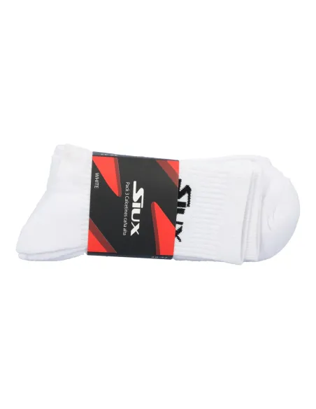 PACK 3 CALCETINES SIUX NEGROS DHAKA CAÃ‘A ALTA | Ofertas de padel