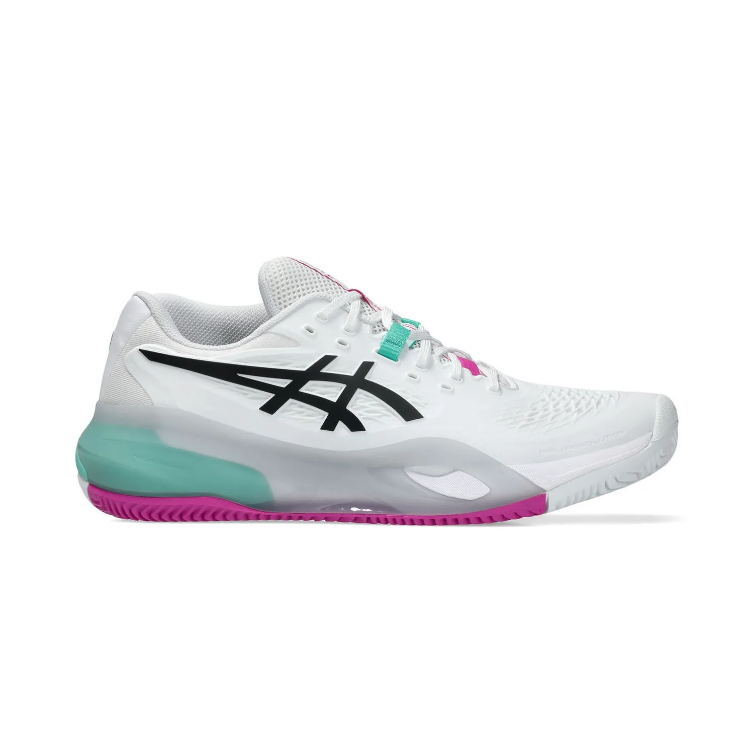 Asics Gel-resolution X Clay Blanco/verde 1041a485 Talla 40