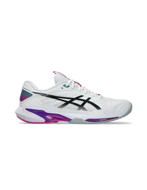Asics Solution Speed Ff 4 Clay Branco/Lilás | Ofertas de Padel