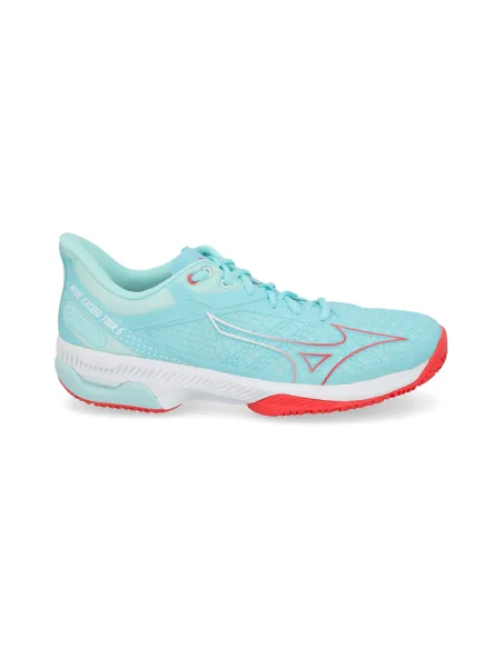 Mizuno Wave Exceed Tour Cc Wos Himmelblau Rot Damen | Ofertas De Padel