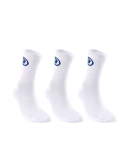 Pack 3 Uds. Chausettes Bullpadel Bp62 Blanc | Ofertas De Padel