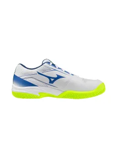 Mizuno Break Shot 5 Clay Court White/Blue/Fluorescent Yellow Unisex | Ofertas de Padel