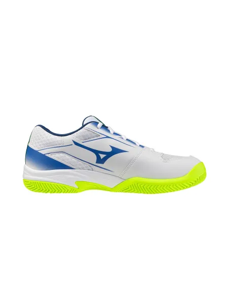 Mizuno Break Shot 5 Clay Court Bianco/Blu/Giallo Fluo Unisex | Ofertas de Padel