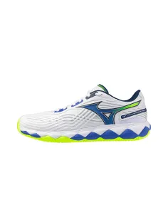 Mizuno Wave Enforce Tour 2 Clay Court Bianco/Blu/Giallo Fluo | Ofertas de Padel