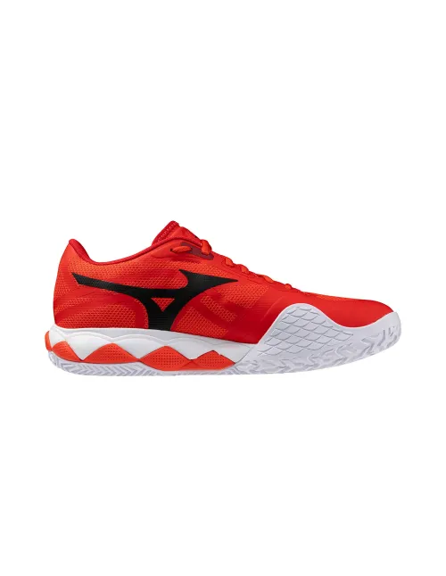 Mizuno Wave Enforce Tour 2 Clay Court Rot/Weiß | Ofertas de Padel