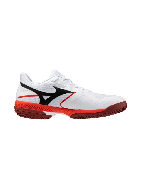 Mizuno Wave Exceed Court Clay Bianco/Rosso | Ofertas de Padel
