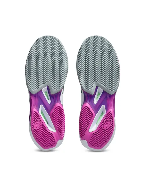 Asics Solution Speed Ff 4 Clay White/Lilac | Ofertas de Padel