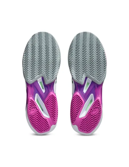 Asics Solution Speed Ff 4 Clay Weiß/Lila | Ofertas de Padel