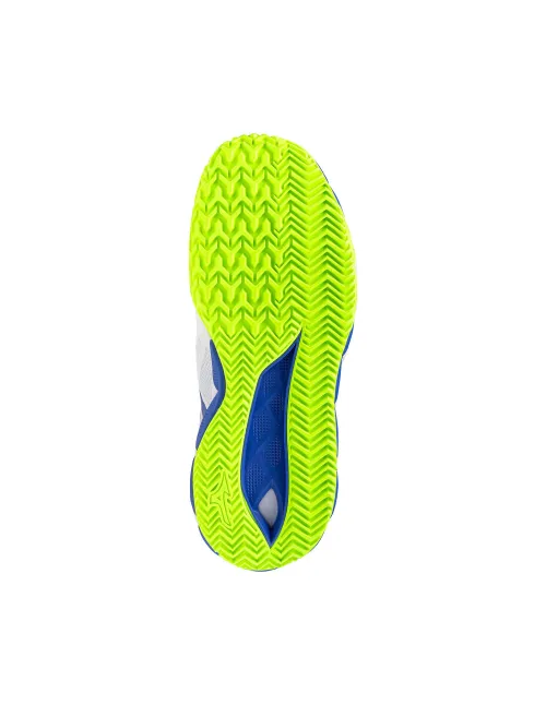 Mizuno Wave Enforce Tour 2 Clay COURT BRANCO/AZUL/AMARELO FLUORESCENTE 61GC2603 | Ofertas de padel