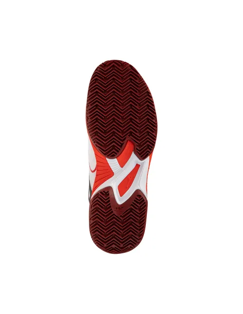 Mizuno Wave Exceed Court Clay Weiß/Rot | Ofertas de Padel