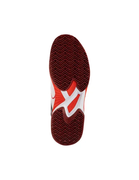 Mizuno Wave Exceed Court Clay Weiß/Rot | Ofertas de Padel