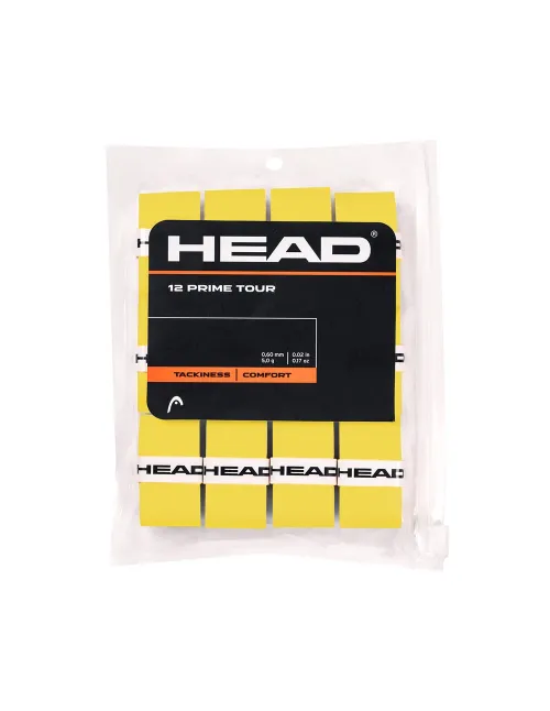 SAC 12 PCS. OVERGRIP HEAD PRIME TOUR 285631 YW | Padel Deals