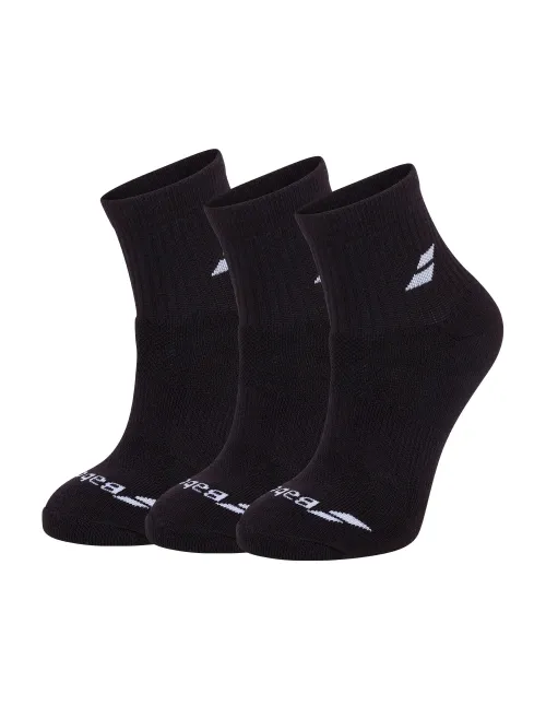 Pack 3 Socks Babolat Quarter | Ofertas de padel