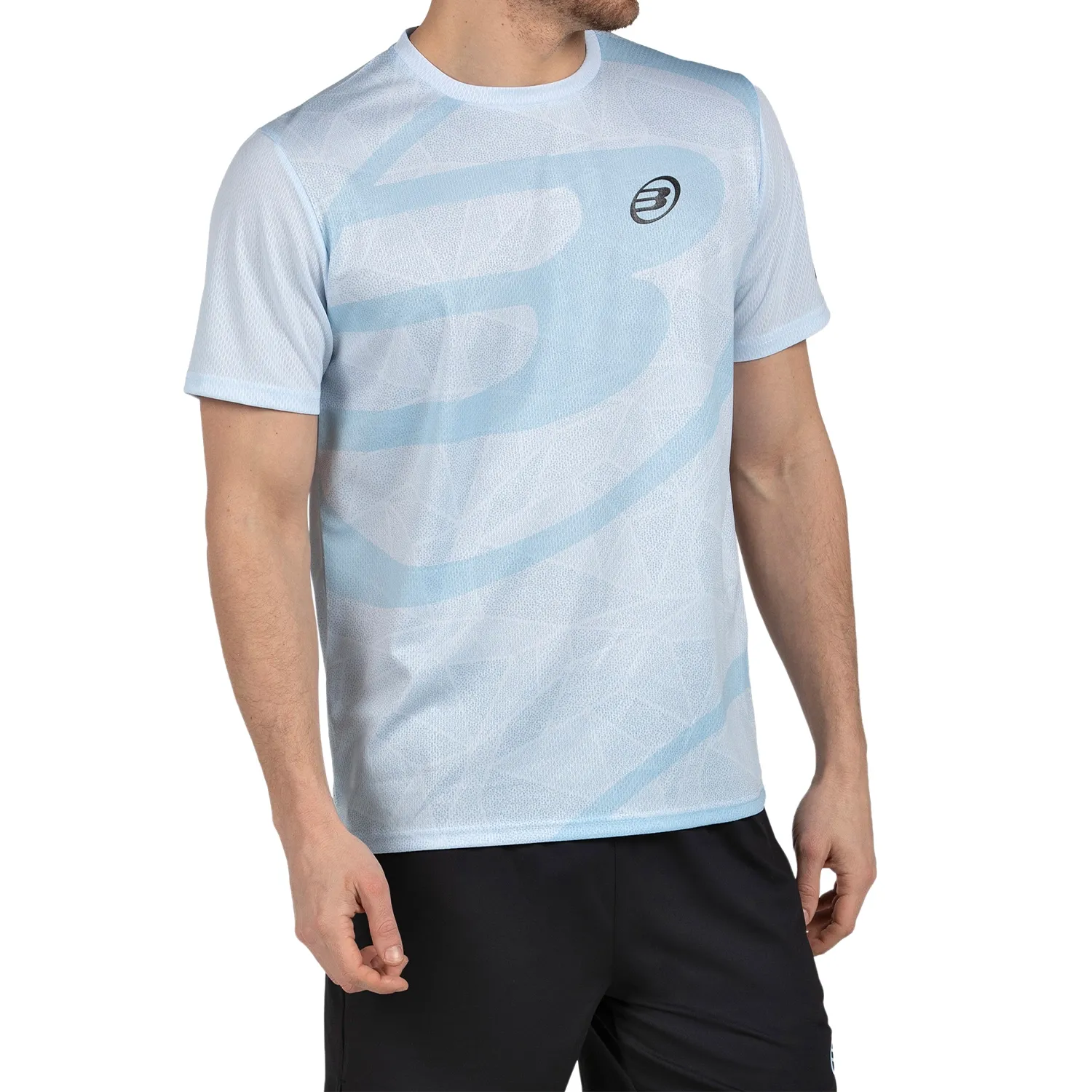 Camiseta Bullpadel Castil Talla L, Blue