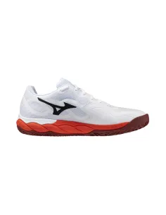 Mizuno Wave Enforce Court Clay Bianco/Corallo 61Gc2435
