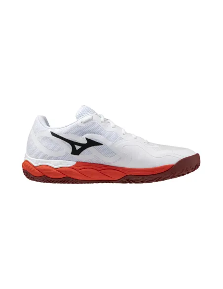 Mizuno Wave Enforce Court Clay WHITE/CORAL 61GC2435 | Ofertas de padel