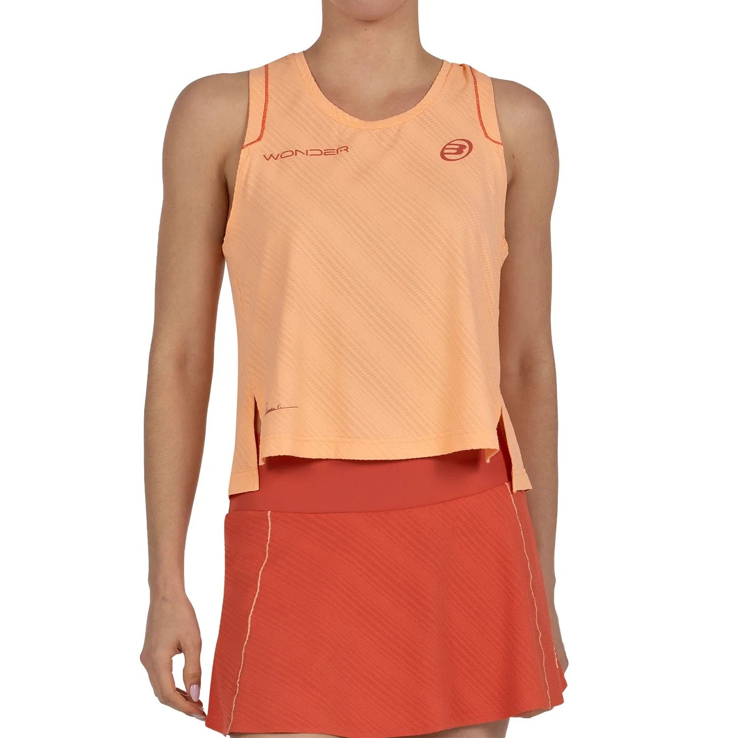 Camiseta Bullpadel Claudia 26v Mujer Talla XL, Orange