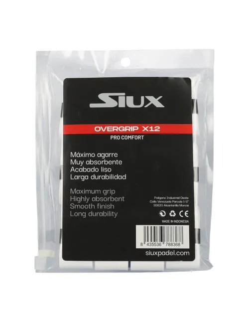 Overgrip Siux Pro Comfort X12 Bianco |Padel offers