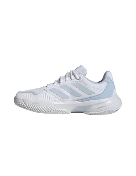 Adidas Courtjam Control 3 Branco/Azul Mulher Ki0791 | Ofertas de padel