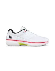 Wilson Rush Lite 5 Clay Blanco/Rojo | Ofertas de Padel