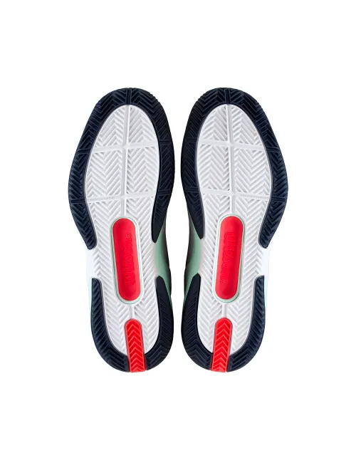 Wilson Rush Pro 5 Clay Bianco/Turchese | Ofertas de Padel