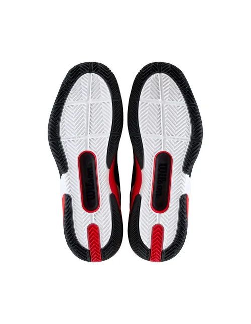 Wilson Rush Pro 5 Clay Negro/Rojo | Ofertas de Padel