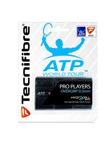 Tecnifibre 3 Pack Overgrip Players Pro Preto | Ofertas de padel